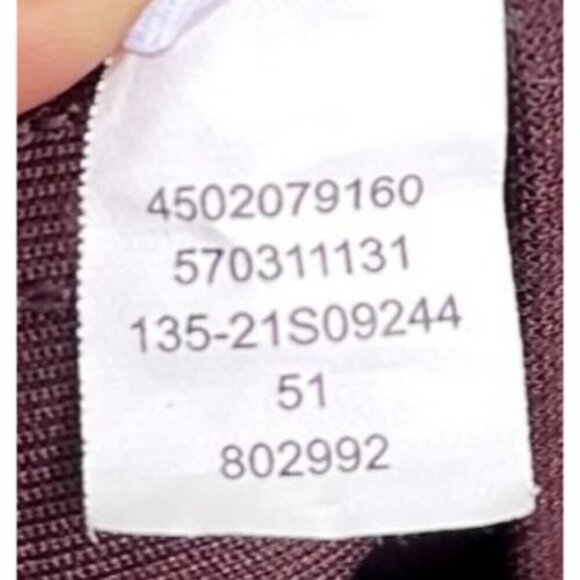 Soma Wknd Size S Soft Burgundy Red Tech Scuba Pullover Crewneck Sweatshirt - Picture 11 of 12